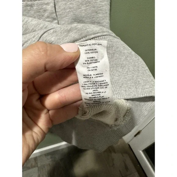 Helmut Lang Core Hoodie Logo Sweatshirt Size M VAPOR HEATHER L09HM521 Unisex​​​ - Picture 8 of 9